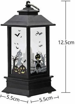 Wonderful Lanternes D’Halloween, Lanterne De Bougie Led D’Halloween, Lumières Décoratives De Style Unique Lampe De Flamme Avec Lumière De Thé Led Pour La Décoration D’Halloween -Glass Vases Boutique de vente 185614106 max