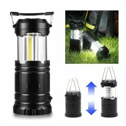 Unbranded Led Camping Lantern Lampe De Poche Zoom In / Out Lampe Torche Rechargeable Pour Camping D’urgence