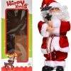 Unbranded Chanter Danser Le Père Noël, Chant électrique Chanter Danser Poupée à Piles Père Noël Musical Avec Lampe Décorations De Noël