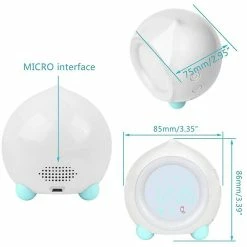 Blythe Réveil Sunrise Simulator Avec Led Night Light Lampe Enfants Numérique Bluetooth -Glass Vases Boutique de vente 192590365 max