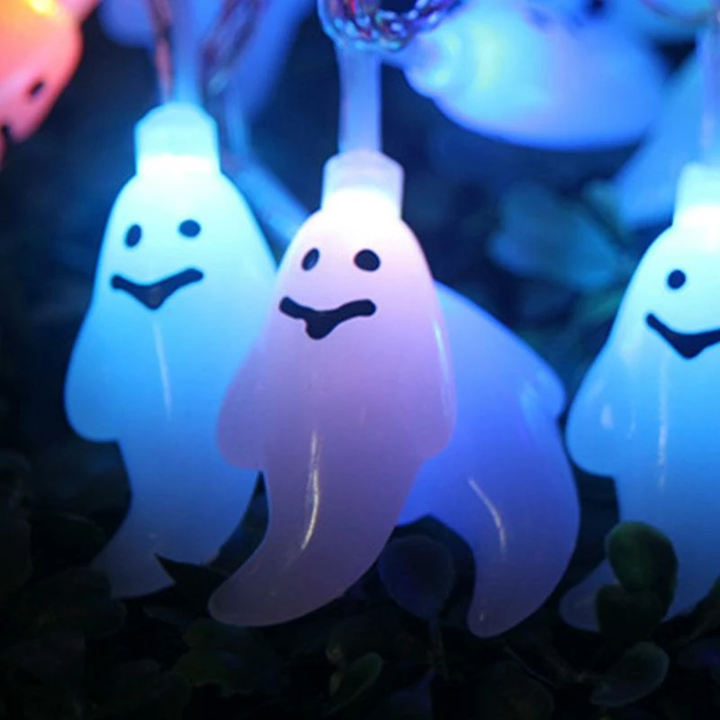Waytogo Ghost String Lampe Led Light Party Maison Hantée Décoration 2 Waytogo Ghost String Lampe Led Light Party Maison Hantée Décoration – Image 2