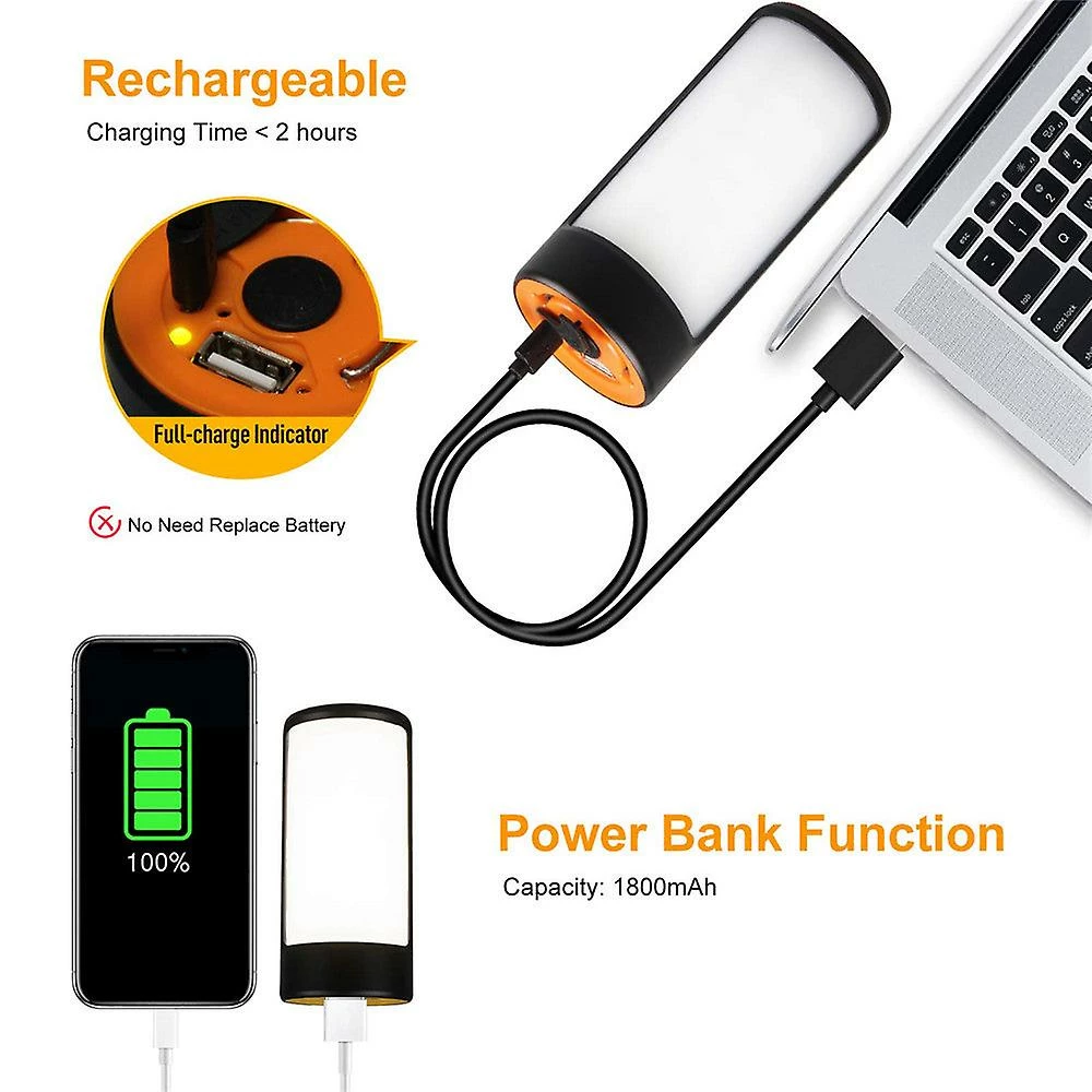 Mickcara Usb Charge Led Lampe De Camping 1800mah Imperméable à L’eau Léger Cinq Modèles De Pêche En Plein Air Maison D’urgence Suspension Lanterne Lumineuse. 3 Mickcara Usb Charge Led Lampe De Camping 1800mah Imperméable à L’eau Léger Cinq Modèles De Pêche En Plein Air Maison D’urgence Suspension Lanterne Lumineuse. – Image 3