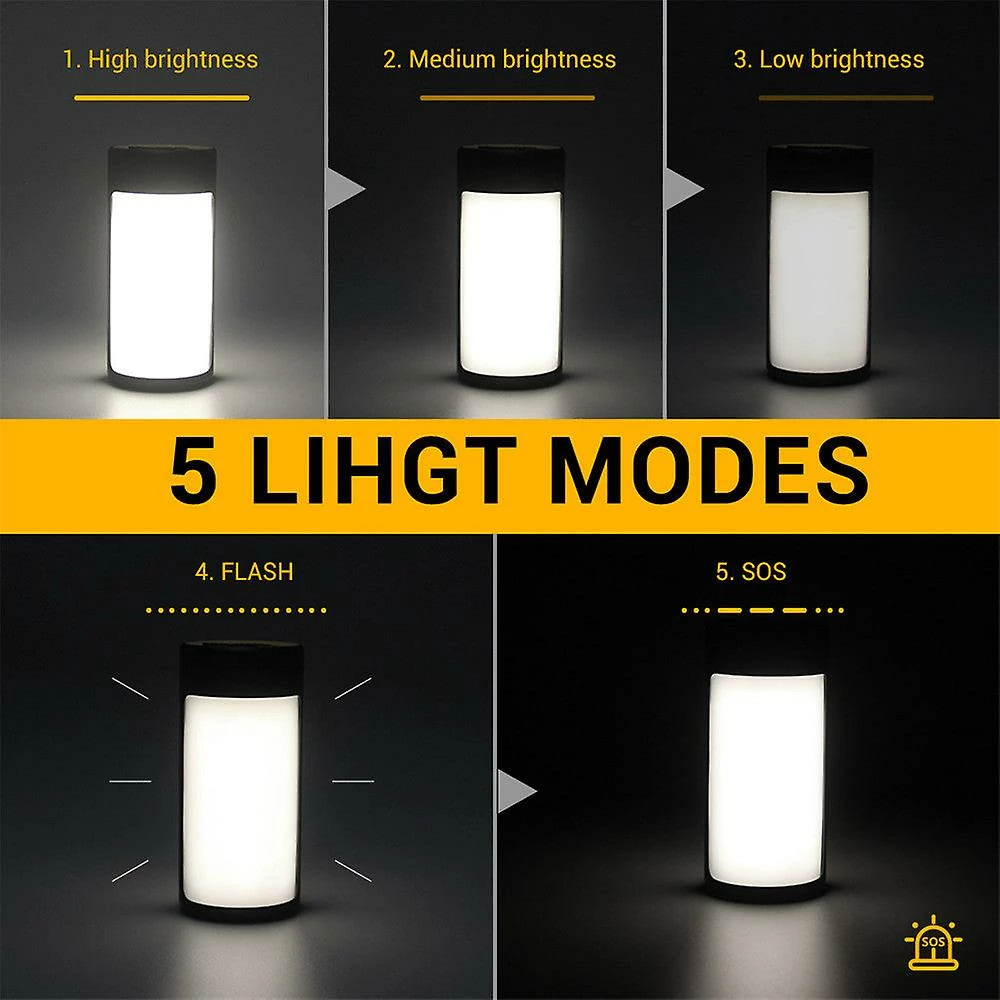 Mickcara Usb Charge Led Lampe De Camping 1800mah Imperméable à L’eau Léger Cinq Modèles De Pêche En Plein Air Maison D’urgence Suspension Lanterne Lumineuse. 4 Mickcara Usb Charge Led Lampe De Camping 1800mah Imperméable à L’eau Léger Cinq Modèles De Pêche En Plein Air Maison D’urgence Suspension Lanterne Lumineuse. – Image 4