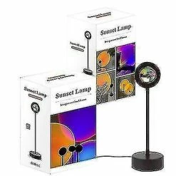 Unbranded Veilleuses Éclairage Ambiant USB Lampe De Bureau Rechargeable Arc-en-ciel Projection Arrière-plan Atmosphère -Glass Vases Boutique de vente 206374138 max