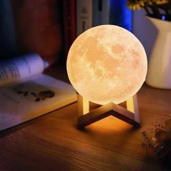 Unbranded Lampe Touch Moon Light - 15cm -Glass Vases Boutique de vente 207281019 max