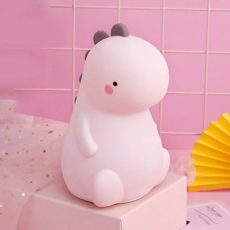 Unbranded Lampe à LED Dinosaur Silicone Lampe De Chevet (Rose) 4 Unbranded Lampe à LED Dinosaur Silicone Lampe De Chevet (Rose) – Image 4