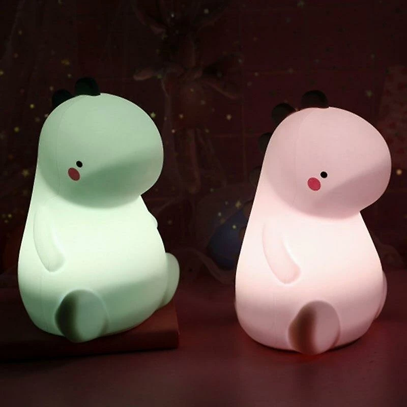Unbranded Lampe à LED Dinosaur Silicone Lampe De Chevet (Rose) 5 Unbranded Lampe à LED Dinosaur Silicone Lampe De Chevet (Rose) – Image 5