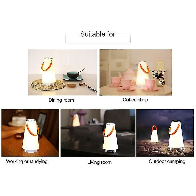 HSKMALL Lampes De Camping Lanternes Usb Rechargeable Touch Control Camping Lampe De Chevet Belle Veilleuse Portable Sans Fil 3w 5 HSKMALL Lampes De Camping Lanternes Usb Rechargeable Touch Control Camping Lampe De Chevet Belle Veilleuse Portable Sans Fil 3w – Image 5