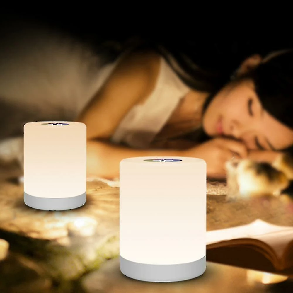 HSKMALL Lampes De Camping Lanternes Led Hand Lift Touch Dimmable Rgb Couleur Changement De Couleur Led Veilleuse Touch Contrôle Lampe De Chevet Lampe De Chevet 2 HSKMALL Lampes De Camping Lanternes Led Hand Lift Touch Dimmable Rgb Couleur Changement De Couleur Led Veilleuse Touch Contrôle Lampe De Chevet Lampe De Chevet – Image 2