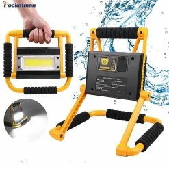 HSKMALL Lampes De Camping Lanternes 380w Projecteur Portable Cob Lampe De Travail Lampe De Poche Rechargeable Lampe De Camping étanche Paquet A