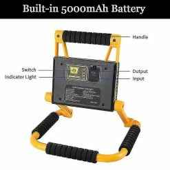 HSKMALL Lampes De Camping Lanternes 380w Projecteur Portable Cob Lampe De Travail Lampe De Poche Rechargeable Lampe De Camping étanche Paquet A -Glass Vases Boutique de vente 224097094 max