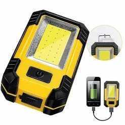 HSKMALL Lampes De Camping Lanternes Portable Led Lampe De Poche Usb Rechargeable Réglable étanche Lanterne De Camping Crochet Magnétique