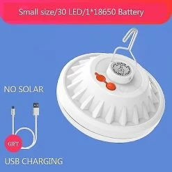 HSKMALL Lampes De Camping Lanternes Paquet Led Solaire Portable Lanterne D’urgence Camping Lumière Usb Lampe Crochet De Charge Lanterne Portable Lanterne