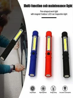 Unbranded Lampes De Camping Lanternes Cob Pen Lumière Mini Inspection Lampe De Travail Led Cilp Lampe De Poche Lampe Torche Avec Aimant Pour L’extérieur -Glass Vases Boutique de vente 234074979 max
