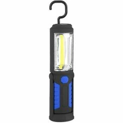 Unbranded Lampe De Travail Led Rechargeable Avec Lampe Torche Led Magnétique 2200mah Cob Led 650lm 3w (bleu)