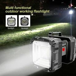 Mowii W844-l2 Led Projecteur Double Tête Lampe De Poche Usb Rechargeable Travail L -Glass Vases Boutique de vente 246989020 max