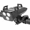 Unbranded Lampe De Vélo étanche 4 En 1, Support De Téléphone De Vélo, Cloche De Cycle, Banque D’alimentation De Téléphone Portable
