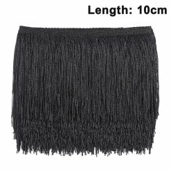 Wonderful Fong Fong 10m Couture Fringe Trim - Fringe Tassel 15cm / 10cm Largeur Pour Jupe Robe De Mariée Lampe Abat-jour Décoration