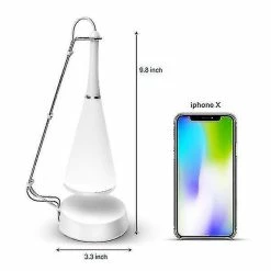 Unbranded Lumières De Nuit Éclairage Ambiant Audio LED Lampe De Bureau Interrupteur Tactile Dimmable Sans Fil 9 Unbranded Lumières De Nuit Éclairage Ambiant Audio LED Lampe De Bureau Interrupteur Tactile Dimmable Sans Fil -Glass Vases Boutique de vente 265284043 max