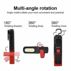 Hitoor Lampe De Travail Rechargeable Portable 360 Rotation Led Lampe De Poche Travail Lam -Glass Vases Boutique de vente 267273351 max