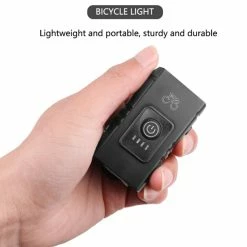 Unbranded Alloy Bike Front Light 6-mode Lampe 500 / 1000lm Super Bright Light Équipement De Sécurité - 1xt6 Perle, 6.5x2.3cm