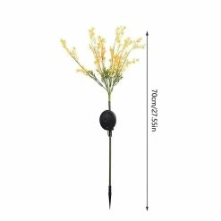 Unbranded Led Led Colza Fleur Lampe Jardin Plug-in Lumière Jardin Extérieur Sola -Glass Vases Boutique de vente 277243802 max