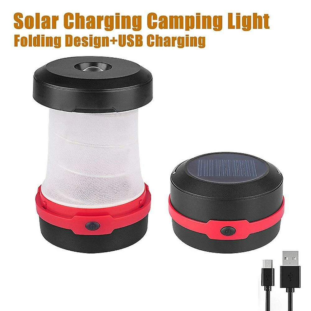 Unbranded Lanterne Pliable Camping Light Lampe D’urgence Solaire Tente Lampe De Poche Camping Light (Emballage A) 4 Unbranded Lanterne Pliable Camping Light Lampe D’urgence Solaire Tente Lampe De Poche Camping Light (Emballage A) – Image 4