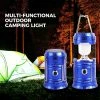 Cumdel Multi-fonctionnel Outdoor Camping Light Rechargeable Portable Solar Camping Lampe Pour Camping Randonnée