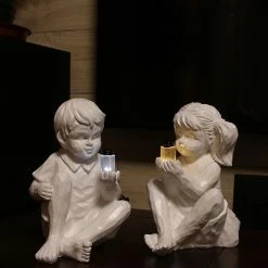 Cumdel Solar Boys Girls Statue Enfants Tenant Une Bouteille D’Éclairage Jardin Extérieur Imperméable Résine Lampe Ornement 5 Cumdel Solar Boys Girls Statue Enfants Tenant Une Bouteille D’Éclairage Jardin Extérieur Imperméable Résine Lampe Ornement -Glass Vases Boutique de vente 277607084 max
