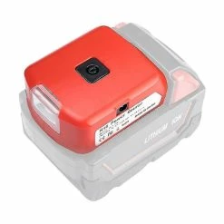 Unbranded Zysd Adaptateur Led Lumière Lampe De Travail Lampe De Poche Torche Usb Téléphone Mobile Charg