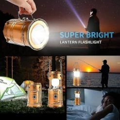 Mssugar Lampe De Camping Solaire Pliable Led Lampe De Poche Rechargeable Lanterne De Cheval Lampe De Randonnée Extérieure -Glass Vases Boutique de vente 278525752 max