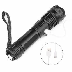 Unbranded Zysd Puissant 900000lumens Xhp50 Zoom Lampe De Poche Led Usb Rechargeable Torche -Glass Vases Boutique de vente 279441915 max