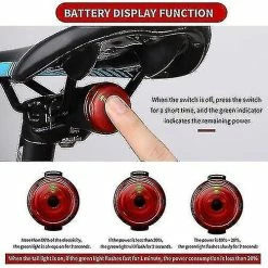 Unbranded Outils De Vélo Vélo Lampe De Poche Vélo Feu Arrière Auto Brake Sensing Imperméable Led Charges Cyclisme Feu Arrière Selle -Glass Vases Boutique de vente 279455896 max
