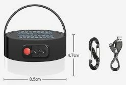 Unbraned Lampe De Camping Solaire, Lampe De Tente LED Rechargeable Usb Pour La Randonnée, Le Camping -Glass Vases Boutique de vente 289400261 max