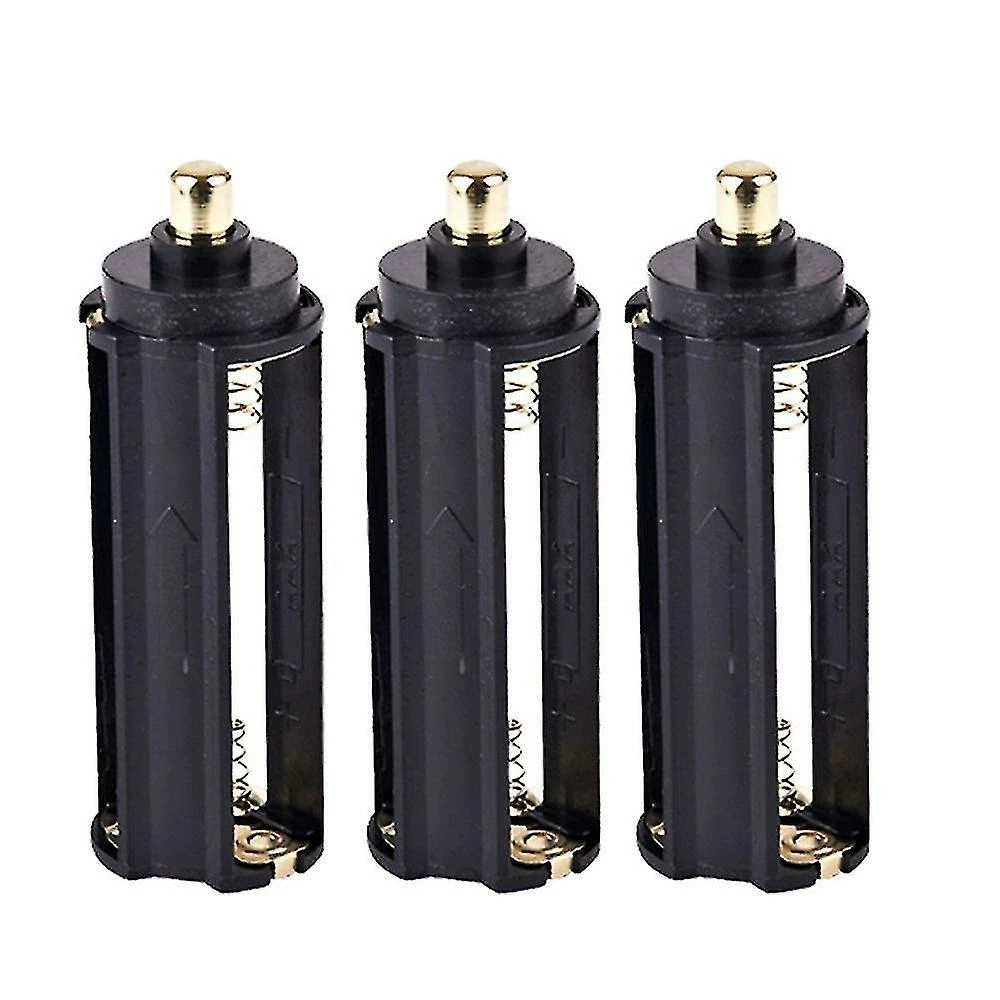 Unbranded 3 X 3 Aaa Support De Batterie Boîte à Ressort Pour Lampe De Poche Torche De Haute Qualité 2 Unbranded 3 X 3 Aaa Support De Batterie Boîte à Ressort Pour Lampe De Poche Torche De Haute Qualité – Image 2
