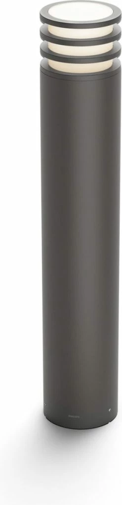 Lampe Sur Pied Philips Hue Lucca - Blanc - Haut - 1 Point Lumineux - Anthracite - Extérieur