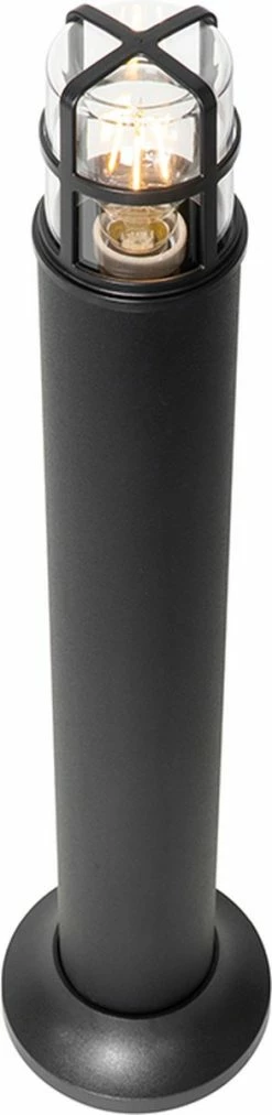 QAZQA Kiki - Lampe D'extérieur Sur Pied Moderne | Lampadaire D'extérieur - 1 Lumière - H 700 Mm - Zwart - Éclairage Extérieur -Glass Vases Boutique de vente 293x1200 3