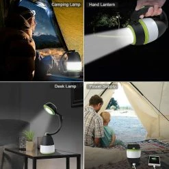 Eleader Lampe Torche Camping Rechargeable 3 En 1 Lampe De Table Tente Lampe De Poche Déformable Lampe De Travail Avec 2000mah Batterie Led -Glass Vases Boutique de vente 298011919 max