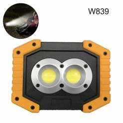 Unbranded Lampe De Travail Rechargeable, Lampe De Travail Led Portable 1 Pack, Lumières De Construction Alimentées, Lumières De Secours à LED Pour Panne De Courant à Domicile, Rechargeabl