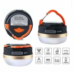 Hggqvvs 3w Mini Portable Camping Light Led Usb Rechargeable Camping Lanterne Outdoor Emergency Randonnée Nuit Suspension Tente Lampe -Glass Vases Boutique de vente 299613226 max