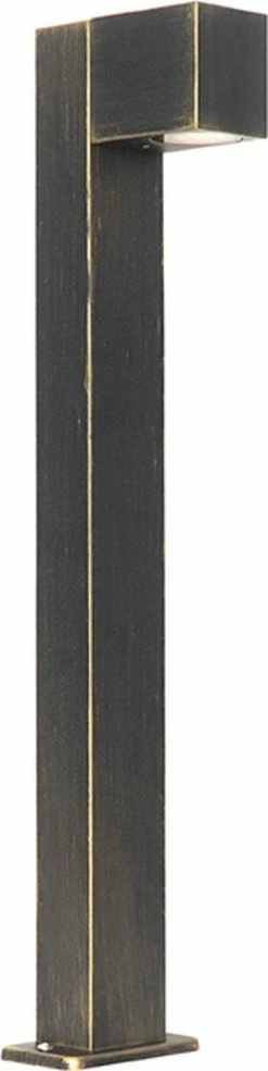 QAZQA Baleno - Lampe D'extérieur Sur Pied Moderne | Lampadaire D'extérieur / 1 Lumière - H 65 Cm - Or/ Laiton - Éclairage Extérieur