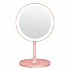 GHCD Miroir De Maquillage Led De Bureau Avec USB Led Charge Maquillage Miroir Lampe Patinoire Patinoire Miroir De Remplissage (