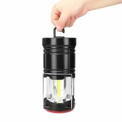 Unbranded Lampe De Tente LED Extérieur Camping Lumière Lanterne Portable Éclairage De Travail Chargement USB (pas De Batterie) -Glass Vases Boutique de vente 306715772 max