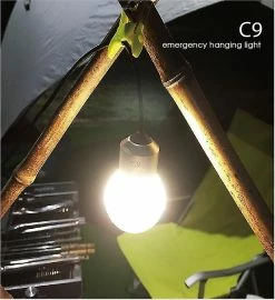 Unbranded Extérieur Camping Tente Suspendu Ampoule IPX4 Imperméable à L’eau Urgence USB Lampe Lanterne (rouge) -Glass Vases Boutique de vente 306718898 max