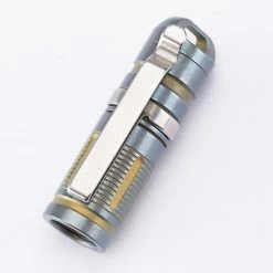 Unbranded Lampe De Poche En Alliage De Titane Mini Rechargeable Maison Camping Extérieur Mini Portable| Outils D’extérieur (bleu)