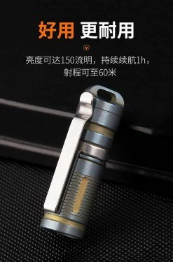 Unbranded Lampe De Poche En Alliage De Titane Mini Rechargeable Maison Camping Extérieur Mini Portable| Outils D’extérieur (bleu) -Glass Vases Boutique de vente 306721119 max