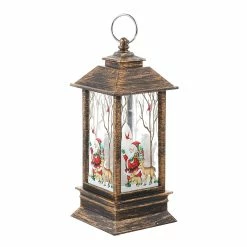 Toyvian 1pc Lumière Led De Noël Éléments Vent Lanterne Tout Nouveau Bureau Lampe De Décor