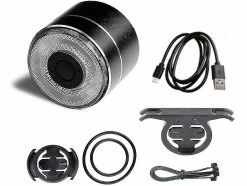 Unbranded Feux Arrière De Vélo Smart Rechargeable Auto Start / Stop Brake Sensing Feu Arrière Lampe De Poche (noir) -Glass Vases Boutique de vente 309217461 max