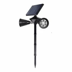 Unbranded Lampe Solaire De Pelouse D’induction De Corps Humain De Double Tête