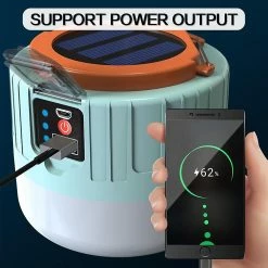 Unbranded 280W Lumière Solaire LED Camping Portable Lampe De Camping USB Rechargeable Tente Lumière| Lanternes Portatives -Glass Vases Boutique de vente 310732537 max